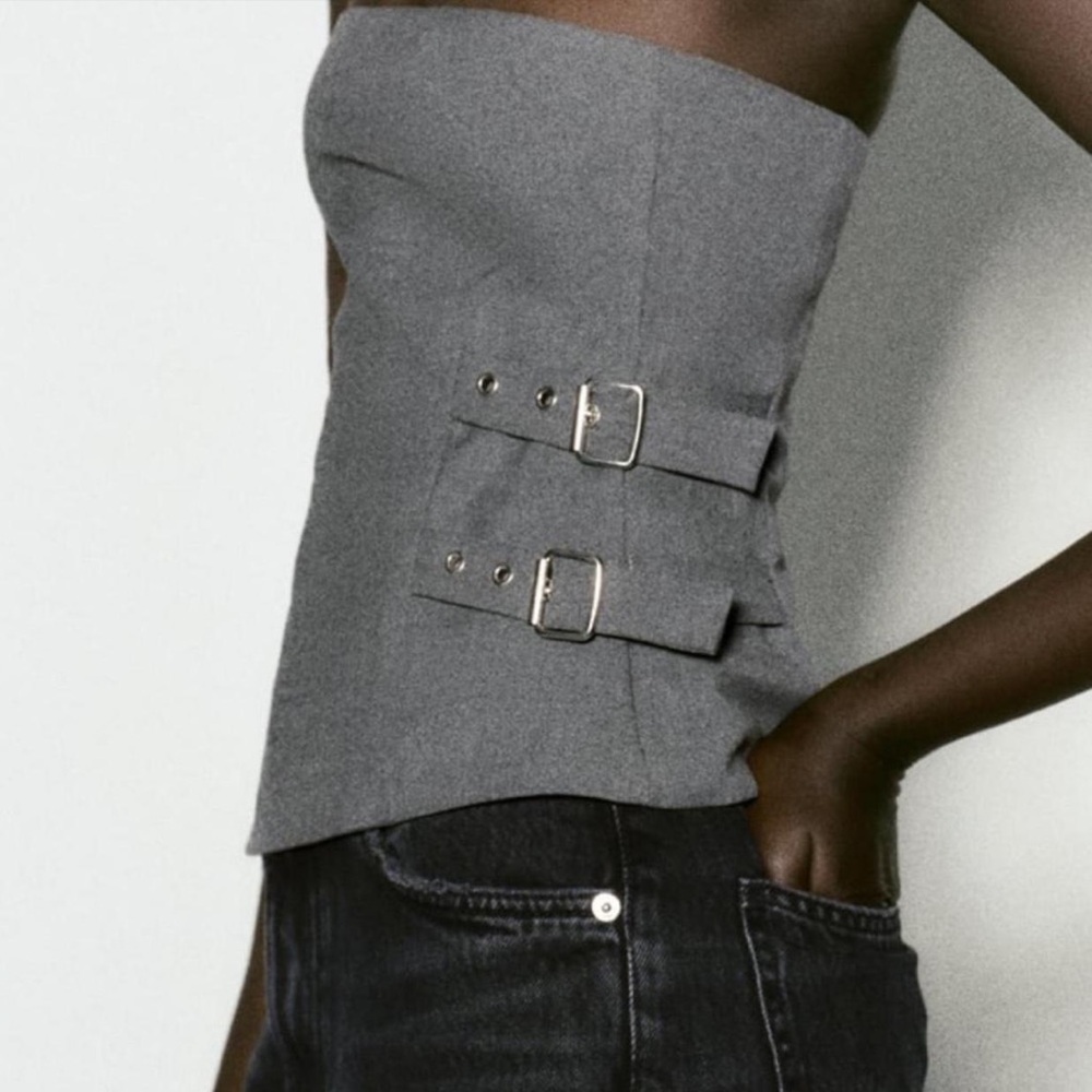 Zara Strapless Top XS